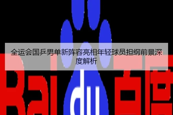 全运会国乒男单新阵容亮相年轻球员担纲前景深度解析